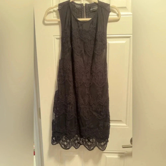 Zadig and Voltaire Deluxe “Rayane Deluxe” black lace dress with racer back- S - Picture 1 of 7